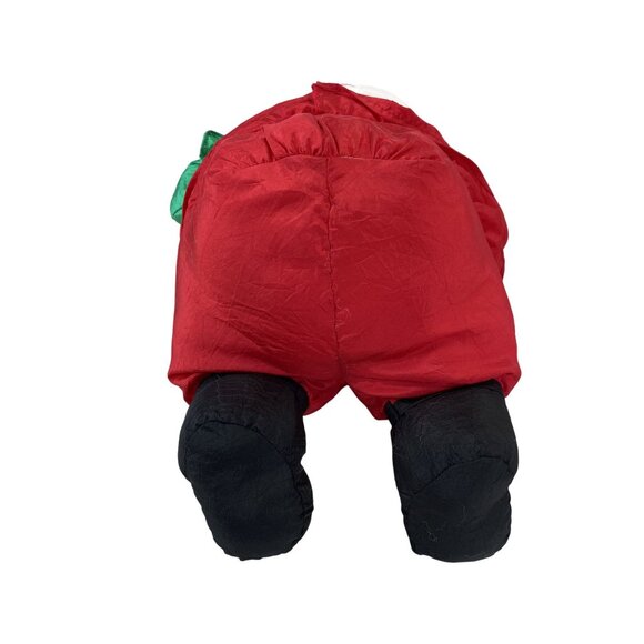 Vintage Santa Claus Holiday Decoration Parachute Nylon Material Plush Toy - Picture 5 of 5